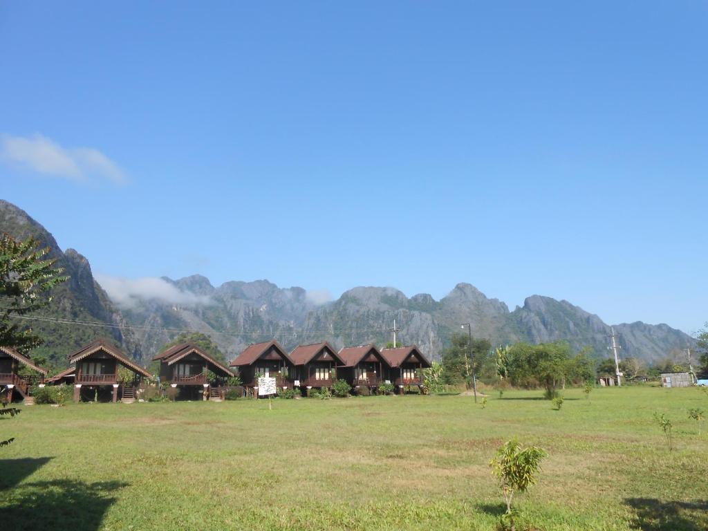 Cliff View Bungalows 방 비엥 외부 사진