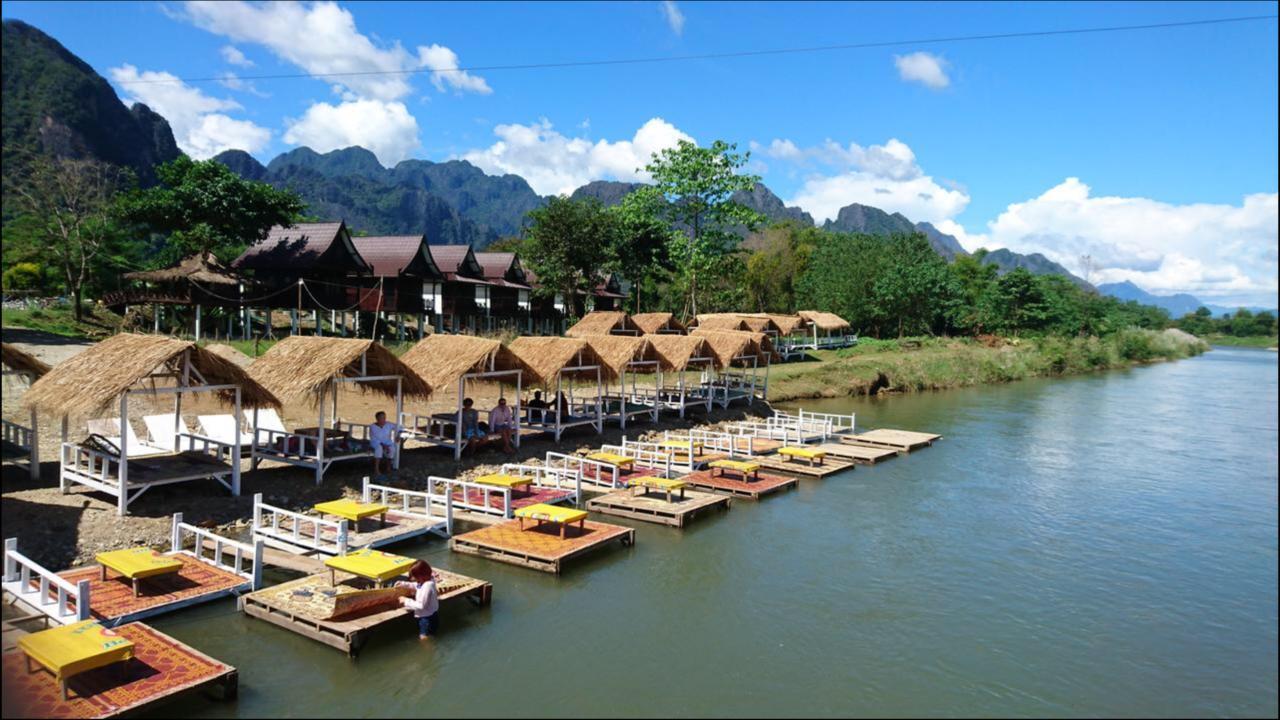 Cliff View Bungalows 방 비엥 외부 사진