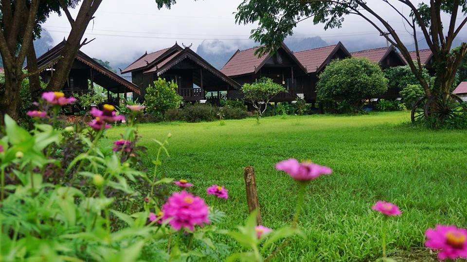 Cliff View Bungalows 방 비엥 외부 사진